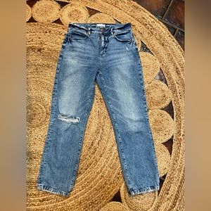 Loft high waist cropped Jean